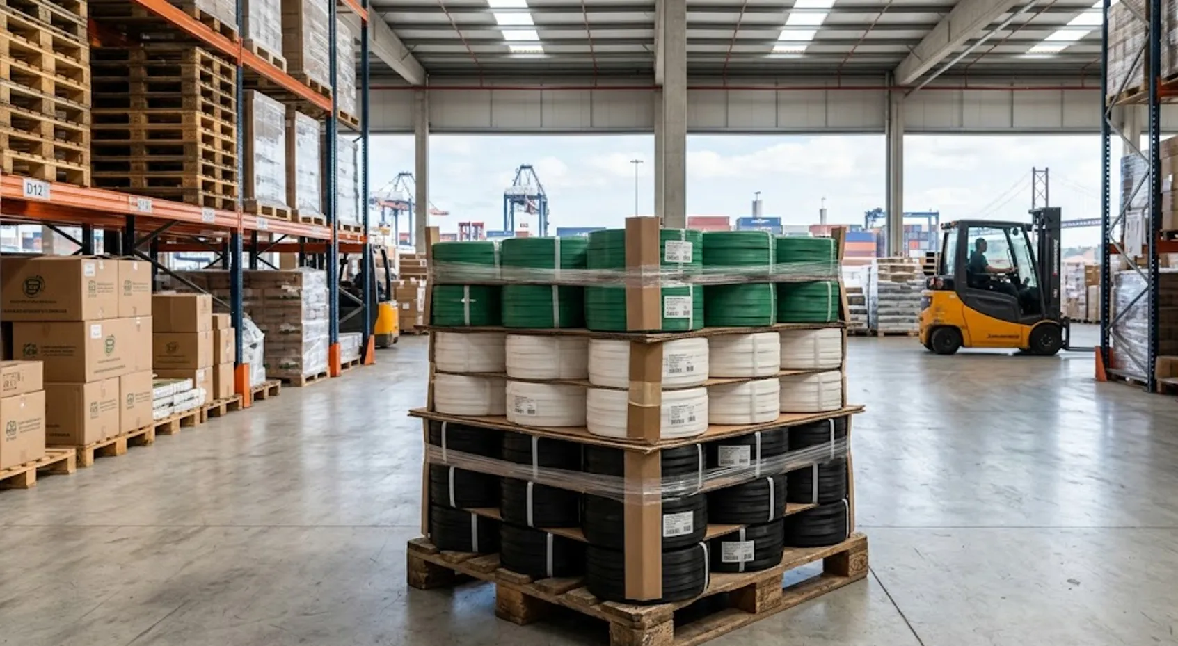 PP Strapping Band Exporter Portugal — Greenstrix Industrial Packaging